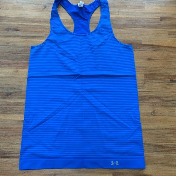 Under Armour Tops - Under Armour Blue Racerback Tank Top